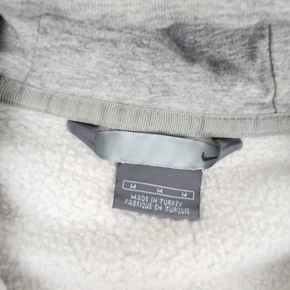 Nike Baseball Zip Up Grey Athletic Hoodie - Picture 3 of 6